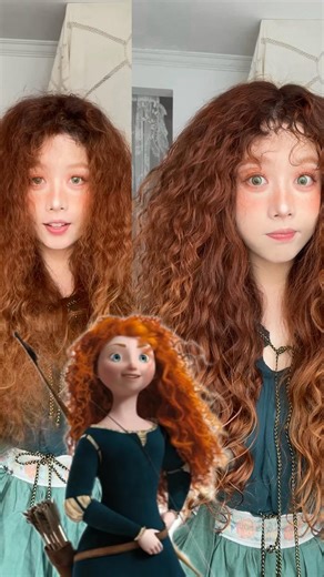 Queeney Chan on Instagram: "Merida🏹 #curlygirl #curlybeauties #curlyhairstyles #curlyhair #curly #naturalcurls #curlyhairs #curlyhairroutine #curls #merida"