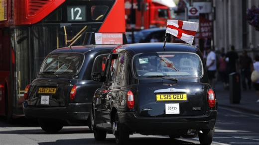 Black cab drivers furious after woke TFL bosses ban England flags during  Euros