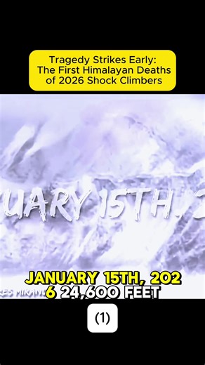 Tragedy Strikes Early The First Himalayan Deaths of 2026 Shock Climbers 1