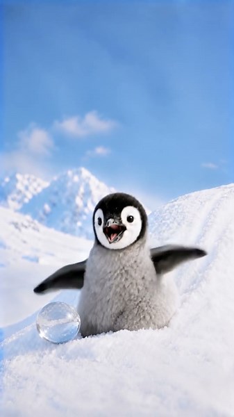 Bespoke AI Refrigerator Sphere Ice with Penguin | Samsung