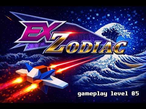 Ex-Zodiac Gameplay - Level 5 OASI-5 | A Classic Star Fox-Inspired Rail Shooter