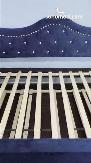 Abby Velvet Daybed with Trundle by Galaxy Home Furnishings