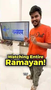 Watching ENTIRE Ramayan! 🕉️🙏🏽