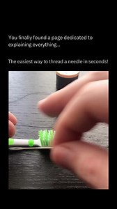 276K views · 2.1K reactions | The easiest way to thread a needle! #reels #explore #memes | Explaining Everything | Facebook