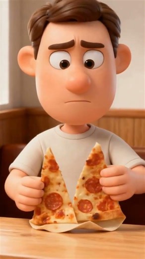 Nobody eats pizza like this #relatable #satisfying #shorts