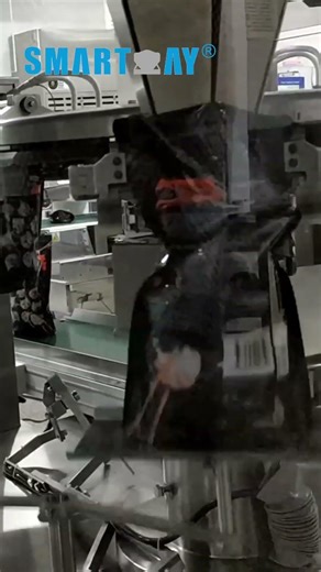 Frozen food dumplings auto weighing packing machine #machine #packingmachine