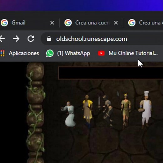😎APRENDE Como CREAR UNA CUENTA en OLD SCHOOL RUNESCAPE 🔥Español Empezar a GANAR DINERO 2021 #shorts