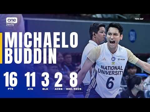 Michaelo Buddin STEERS NU WITH 16 PTS vs. UST 🐾 | UAAP SEASON 88 MEN’S VOLLEYBALL