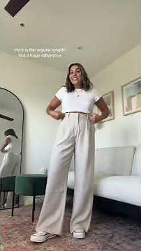 Abercrombie Tailored Pants Review (Aritzia effortless dupe - worth it or not?)