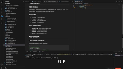 python类型转换