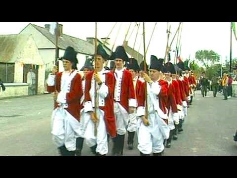 The 1798 Battle of Ballinamuck Reenacted, Co. Longford, Ireland 1998