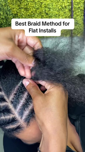 Irun Didi aka Inverted Braids. ✨Installs lay sooo flat with this technique! ❤️Have you tried this method before? #flatinstall #wiginstall #braids #braidstutorial #tutorials #howtotiktok #reels__tiktok #hairtechniques