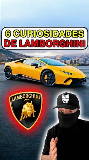 6 THINGS YOU DIDN'T KNOW about LAMBORGHINI 🐂