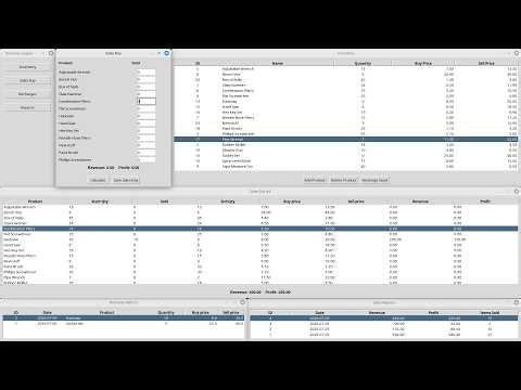 I Made An Old School Simple Business Logger App | Python + Tkinter + SQLite