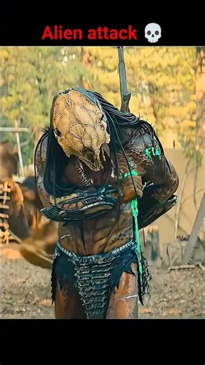 alien attack 💀 #alien #predator #movie #flim #shorts