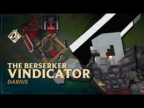 The Berserker Vindicator Darius 🗡️ Minecraft Edition🗡️ ​​​| RuneForge—LoL Custom Skins