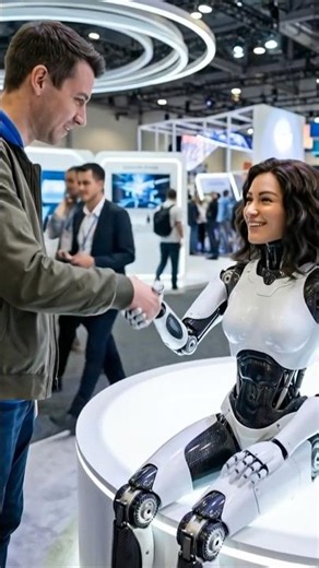Testing the New Girlfriend Robot: My Eye-Opening Expo Experience #expo2025 #futuretech #innovation