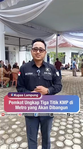 KUPAS TUNTAS LAMPUNG | INFO & BERITA SEPUTAR LAMPUNG on Instagram: "Pemkot Ungkap Tiga Titik Pembangunan Koperasi Merah Putih di Metro . . Program Koperasi Merah Putih (KMP) di Kota Metro mulai berjalan. Pada Selasa (27/1/2026), Wakil Wali Kota Metro Dr. M. Rafieq Adi Pradana mengungkapkan sudah ada tiga titik pembangunan KMP, yakni di Purwoasri, Rejomulyo, dan Yosomulyo. Ia menyampaikan pembangunan di Purwoasri telah masuk tahap pondasi, sementara Rejomulyo siap secara lahan. Pemkot menargetkan