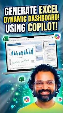 Excel Dashboard using Copilot AI | Full Tutorial #shorts