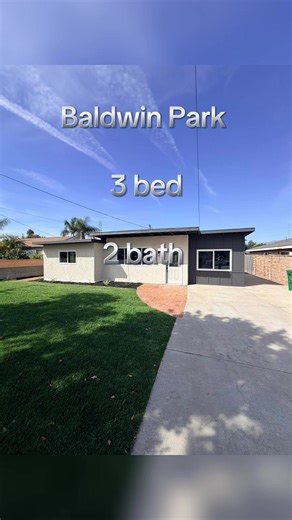 🔥 JUST LISTED IN BALDWIN PARK 🔥 📍 3219 Athol St, Baldwin Park, CA 91706 🏡 3 Bedrooms | 2 Bathrooms 📐 1,030 Sq Ft 🌳 HUGE 9,507 Sq Ft Lot Completely remodeled & MOVE-IN READY 😍✨ ✔️ Brand new flooring ✔️ Recessed lighting ✔️ Updated windows ✔️ Fresh interior & exterior paint ✔️ Fully renovated kitchen w/ new appliances 🍽️ ✔️ Updated bathrooms 🚿 ✔️ New electrical panel ⚡ The backyard?! 👀 Massive lot with ADU potential 💰 — perfect for multigenerational living or extra rental income opportu