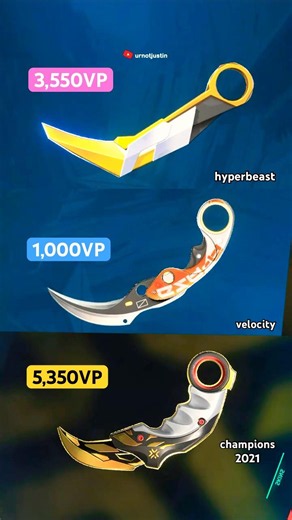 The 1000 VP Karambit #valorant