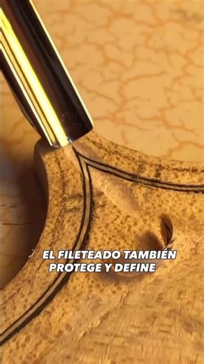 🎻 EL FILETEADO TAMBIÉN PROTEGE Y DEFINE\n\nEl purfling no es un simple adorno, ayuda a reforzar el…