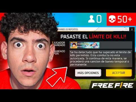 ME PUEDEN BANEAR LA CUENTA SI SIGO JUGANDO FREE FIRE DE ESTA MANERA !! - TheDonato