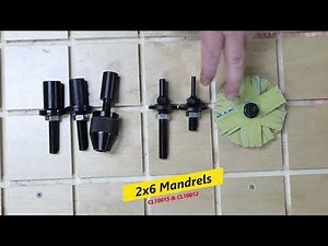 Sanding Mop Mandrel Types
