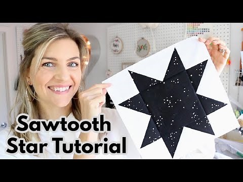Sawtooth Star Quilt Block Tutorial