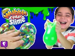 Surprise Toys Inside the Wubble Fulla Slime and Marbles by HobbyKidsTV - Videos For Kids