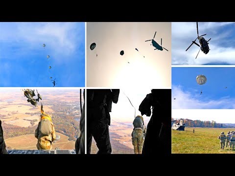 Soldiers Jump Out of a CH-47 Chinook: Mind-Blowing Fast-Rope Operations!