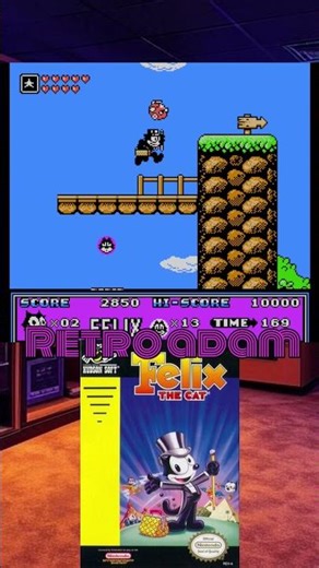 Felix the Cat NES gameplay