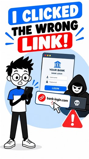 How hackers steal your login with one link #tech #shorts