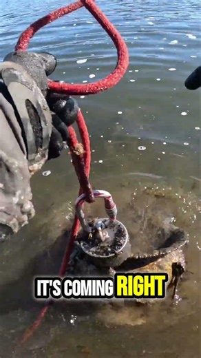 Found a MAGNETIC object underwater! What is it? #shorts