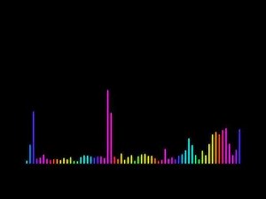 [無料映像素材]オーディオスペクトラム 波形02[フリー動画素材]