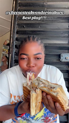 Fr! This thing sweet o😂😂thank you so much amazing ❤️🙏Dm to order yours now!!!! @cheesesteak vendor in akure #fypviralシ #akure #cheesesteak #layinkaadvert