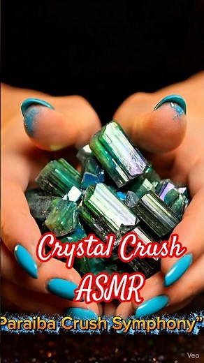“Crystal Crush ASMR ✨ Ultra Realistic Crystal Crumbling | Relaxing Slow Motion Powder Satisfaction”