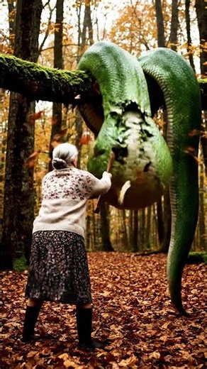 Woman Cuts Open Anaconda with an Axe to Save a Zebra!