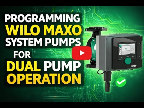 Programming Wilo Maxo System Pumps for Dual Pump Operation 2 #hvactraining #wilo