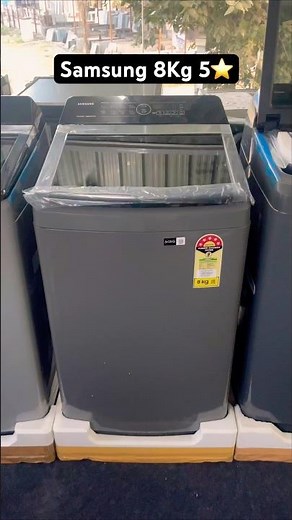 Samsung 8Kg 5⭐️ Eco Bubble Top Loading Fully Automatic Washing Machine 🔥