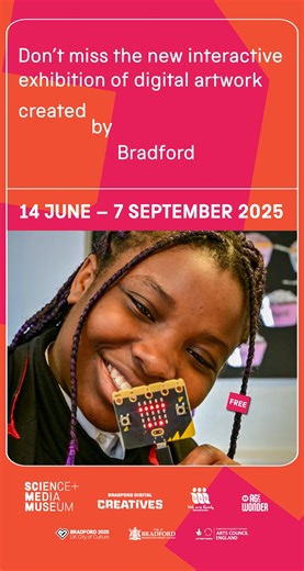 Explore immersive digital art and storytelling by Bradford teens at the National Science Media Museum. | National Science and Media Museum
