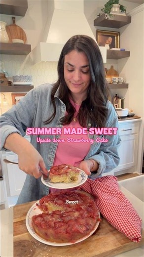 Upside-Down Strawberry Cake | Summer Made Sweet Series 🍓