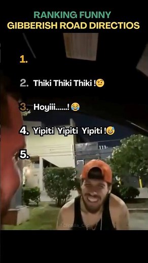 Ranking Funny Gibberish Road Directions 😂 #shorts #funny #funnyvideo