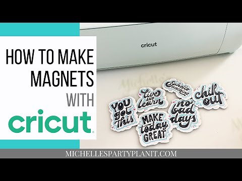 How To Make Magnets with Cricut the Easy Way!