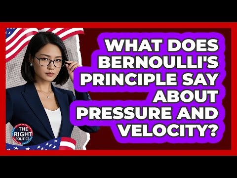 What Does Bernoulli's Principle Say About Pressure And Velocity?