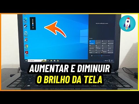 Como DIMINUIR E AUMENTAR O BRILHO do Notebook ou PC - 4 Formas