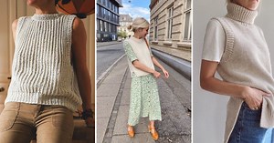 Toutes nos idées pour tricoter un pull sans manches