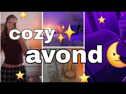 Cozy avond routine: ontspannen, niet studeren, netflix,...🌜⭐️✨️