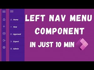 🚀 Create Expand & Collapse Navigation Menu in PowerApps in Just Minutes! 🎯