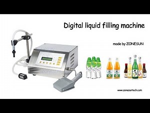 How to use GFK-160 Digital Control Liquid Filling Machine